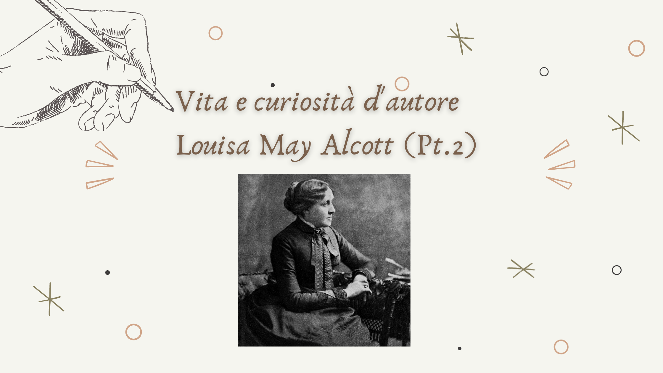 12-09-2019 Vita e curiosità d'autore: Louisa May Alcott (pt-2)